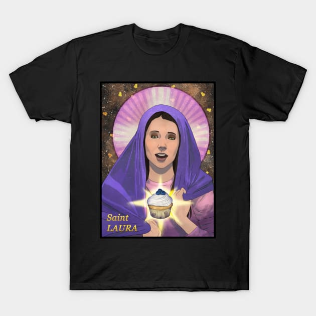 Saint Laura Bailey T-Shirt by Karl_The_Faun